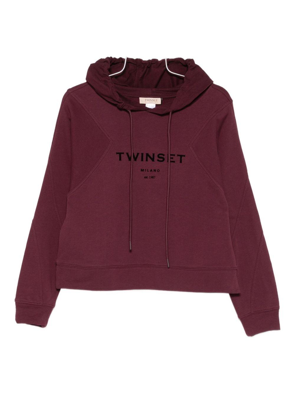 Logo hoodie 252TP2681 05609 TWINSET 