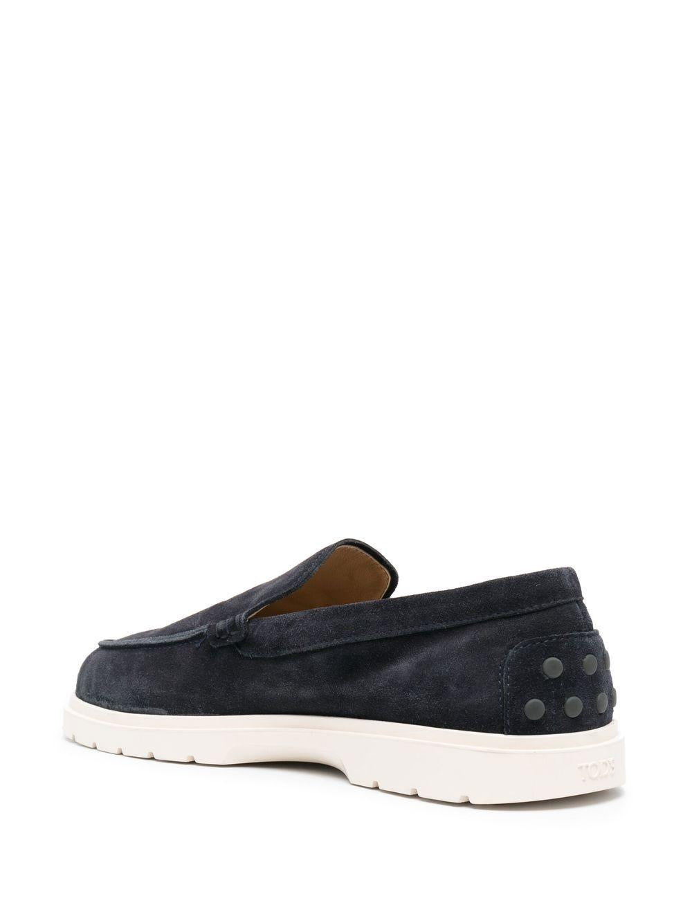 Suede slip-on loafers<BR/><BR/> XXM59K00040 M8WU801 TOD'S 