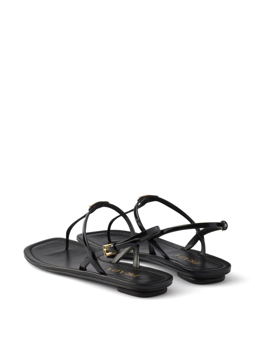 Patent leather thong sandals 1Y395O069 F-005F0002 PRADA 
