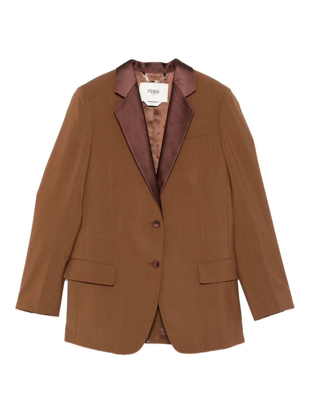 Single-breasted tailored blazer FJ7649 AQ3HF1T6L FENDI 