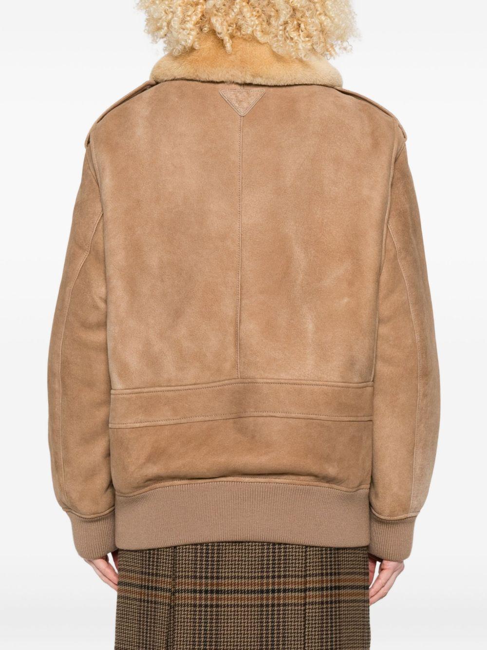 Shearling bomber jacket 58A237172L S-OOOF0065 PRADA 