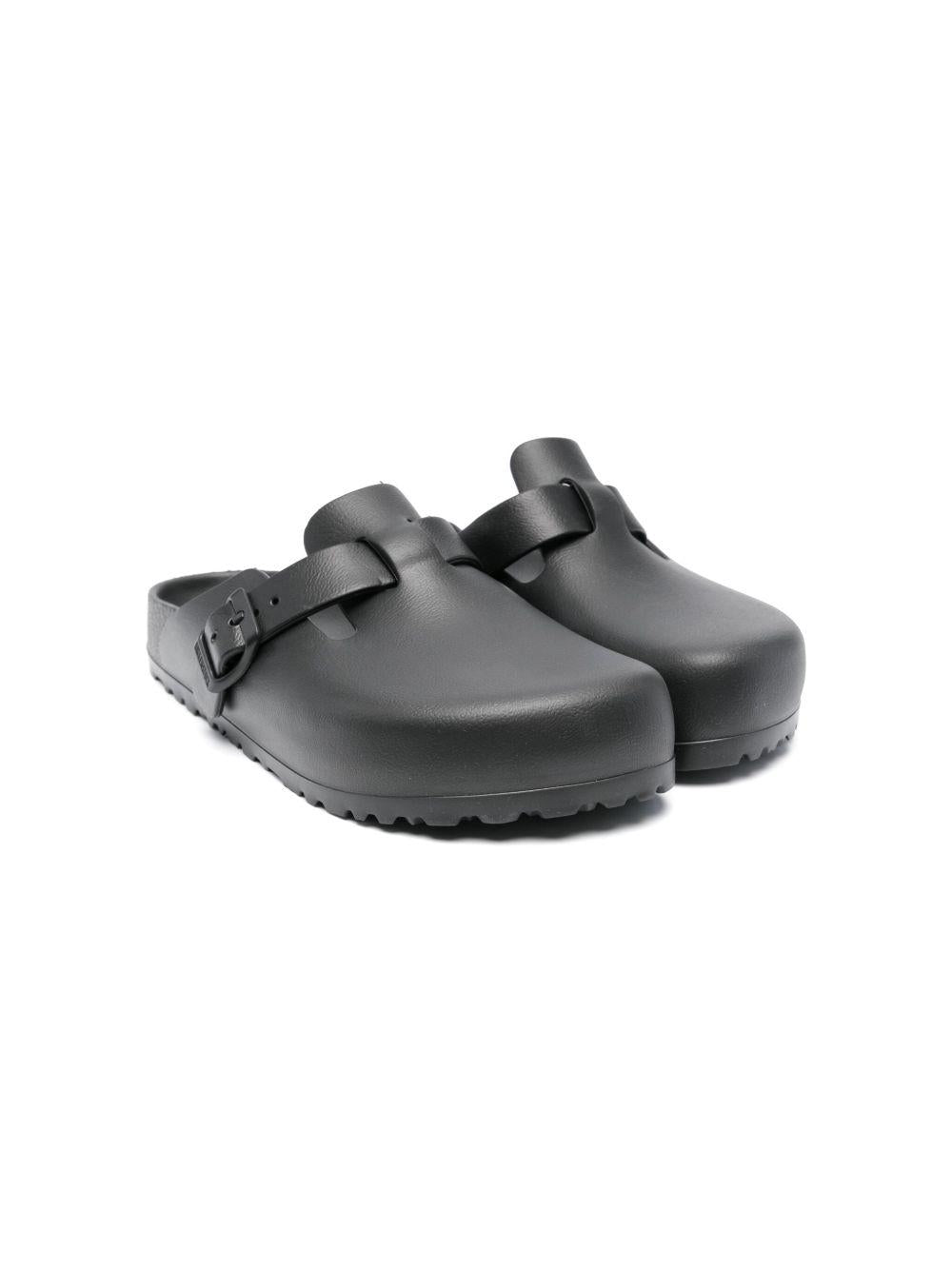 Slippers Boston in finta pelle<BR/><BR/> 127103 BLACK BIRKENSTOCK 