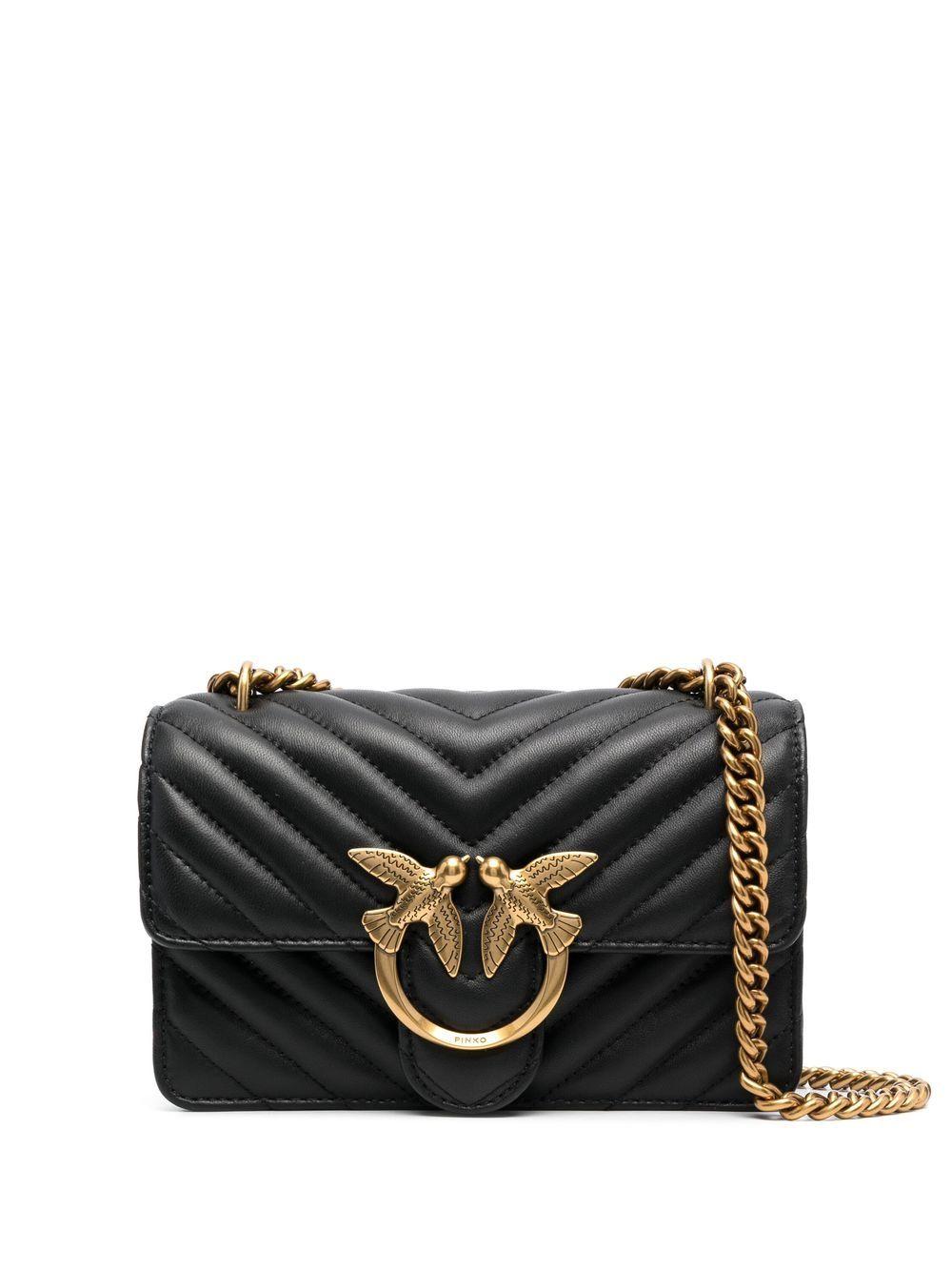 Mini Love Bag One Chevron<BR/><BR/> 100074 A0GKZ99Q PINKO 