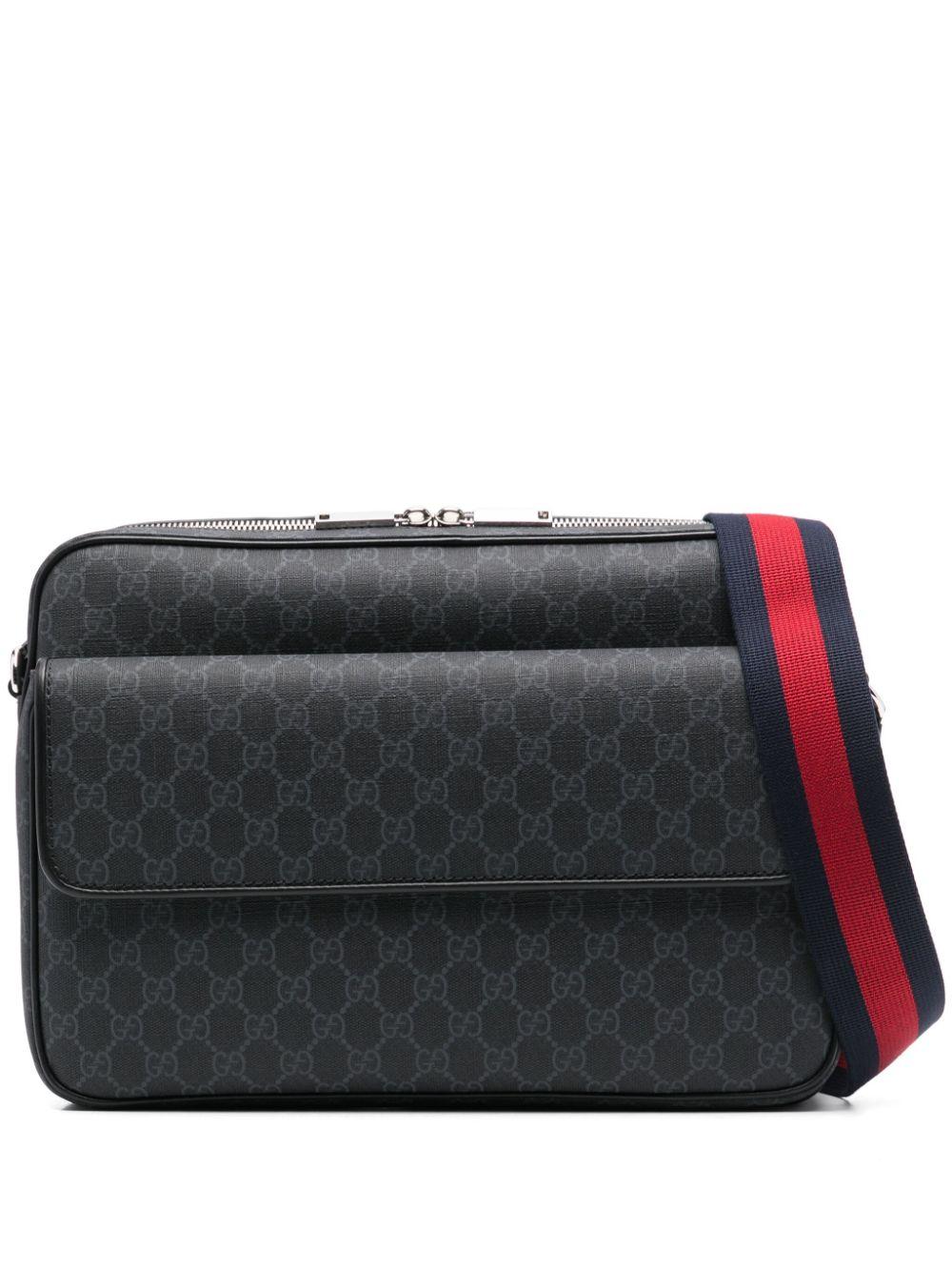 GG-print shoulder bag<BR/><BR/><BR/> 822071 FADJA1042 GUCCI 