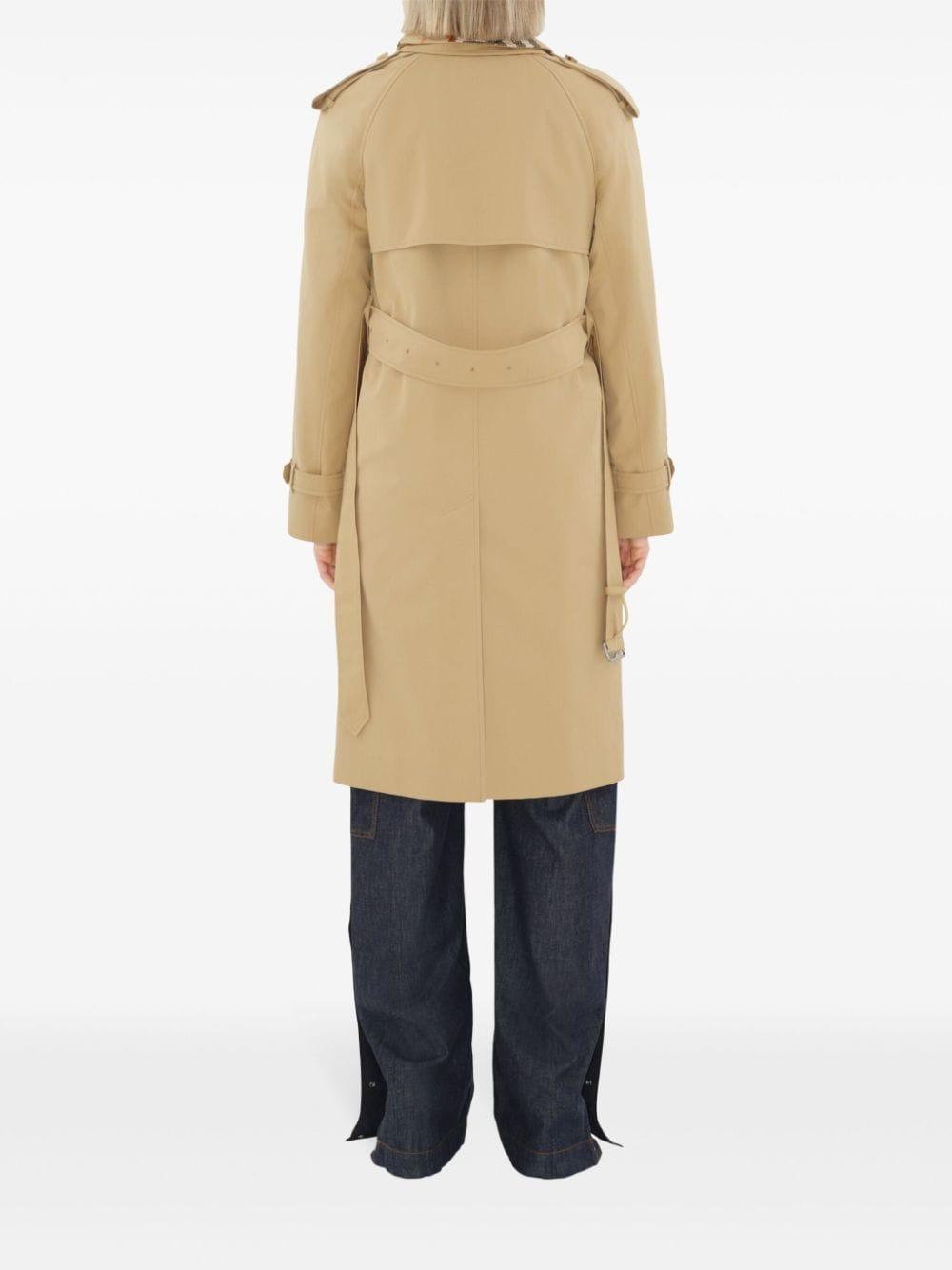 Notched-lapel trench coat<BR/><BR/><BR/> 8091066 B8626 BURBERRY 