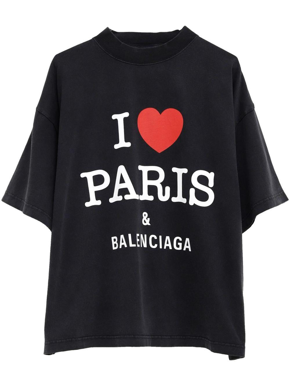 I Love Paris T-shirt<BR/><BR/><BR/> 818431 TRVU91041 BALENCIAGA 