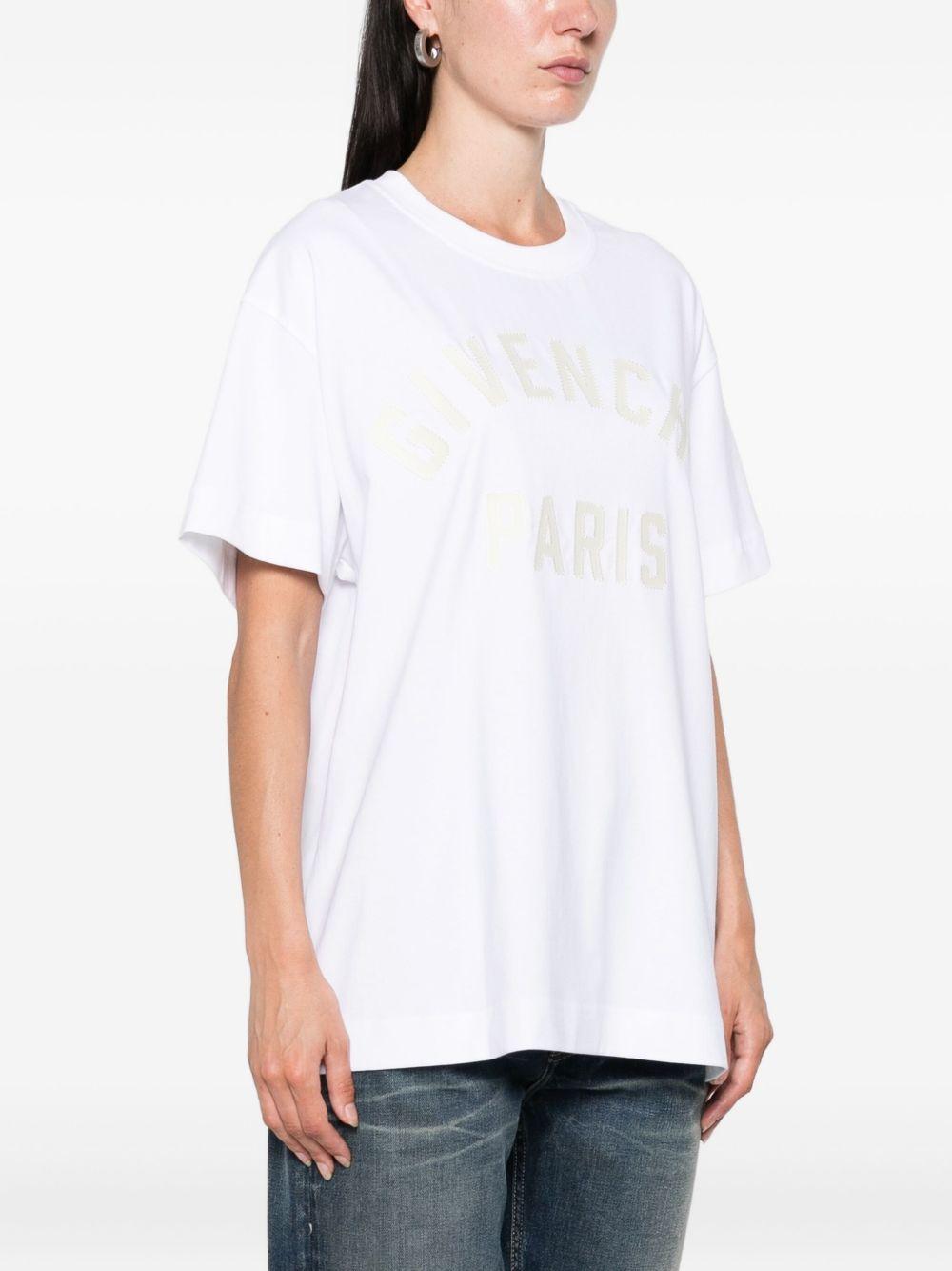 GIVENCHY Paris boxy fit t-shirt BW70FM3YRS 100 GIVENCHY 