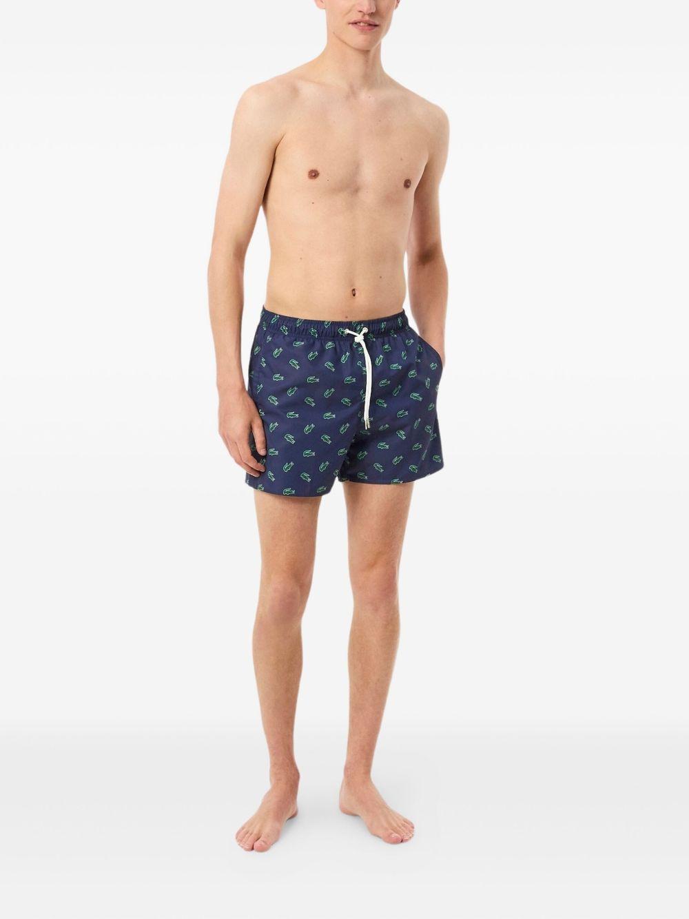 Swimsuit with crocodile print MH7188 IC3 LACOSTE 