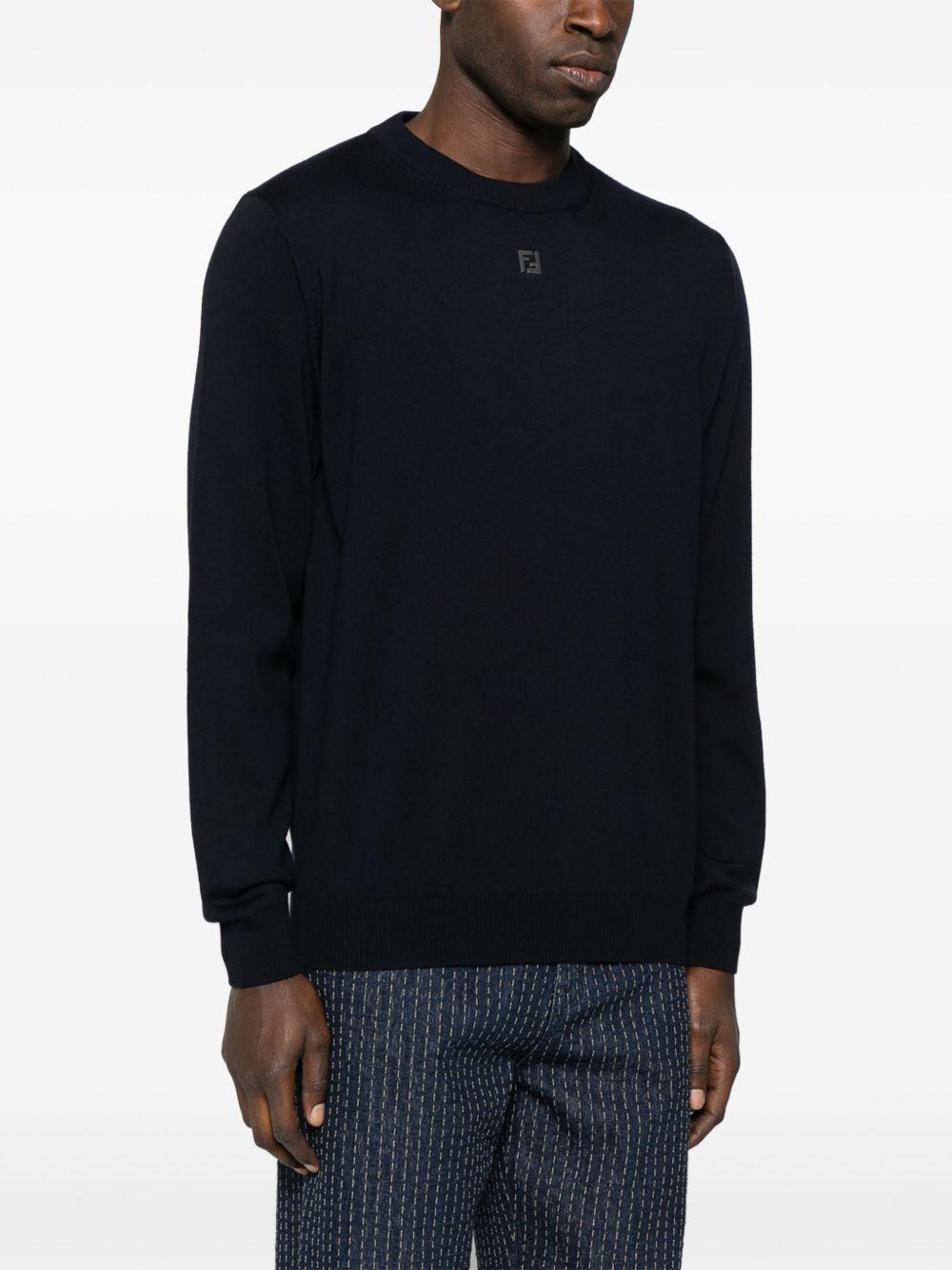 FF-logo plaque sweater<BR/><BR/> FZX091 AU84F0ZNZ FENDI 