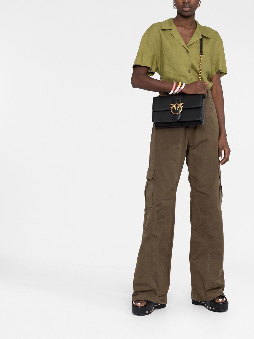 Love One leather crossbody bag<BR/><BR/><BR/> 100053 A0F1Z99Q PINKO 