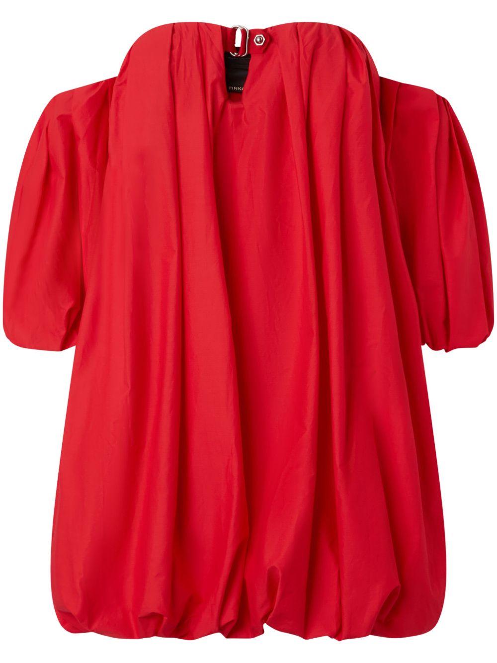 Off-shoulder mini dress<BR/><BR/> 105211 A2LDRA1 PINKO 