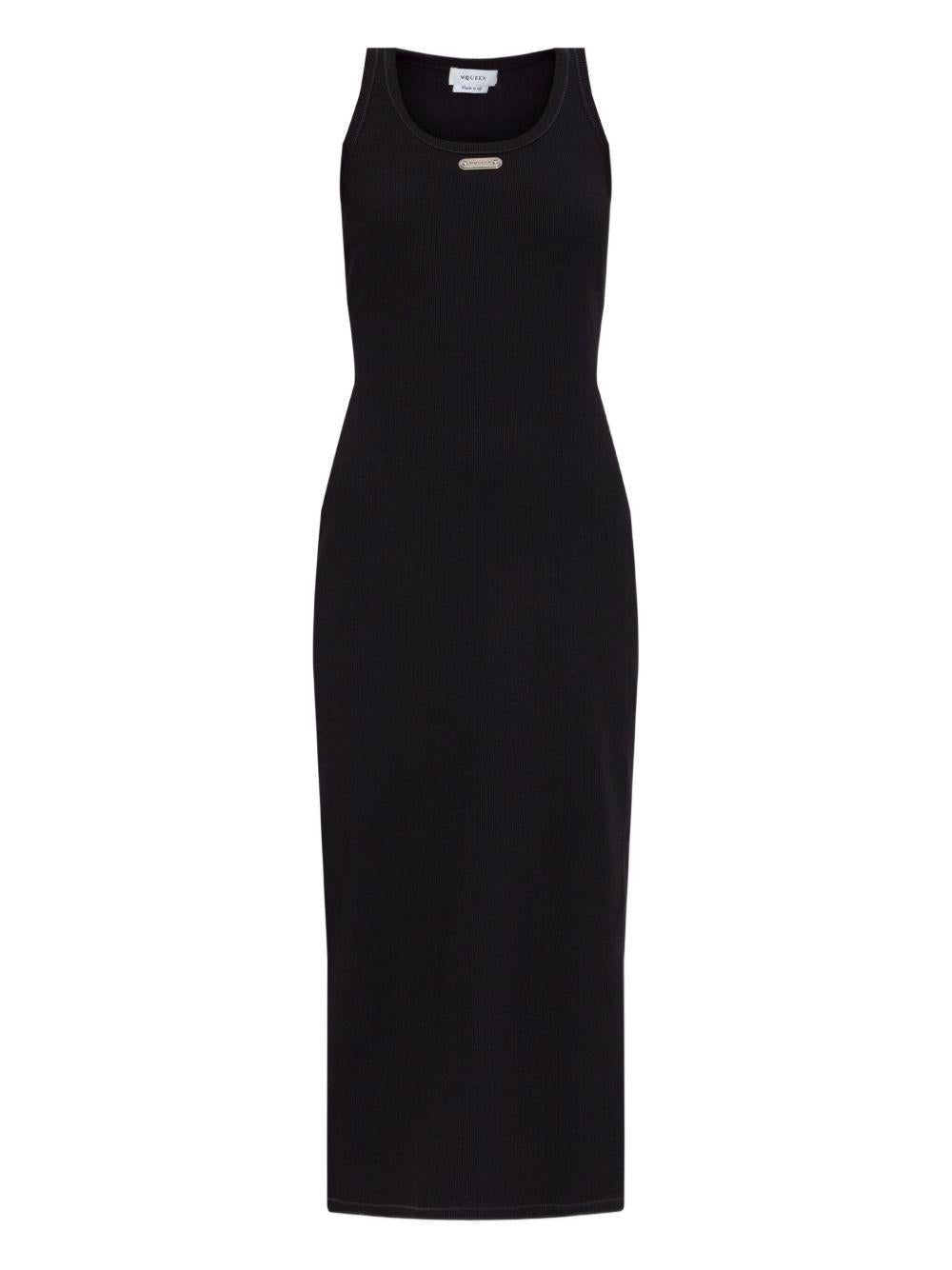 Placket Midi Dress 833873 QLAER1000 ALEXANDER MCQUEEN 