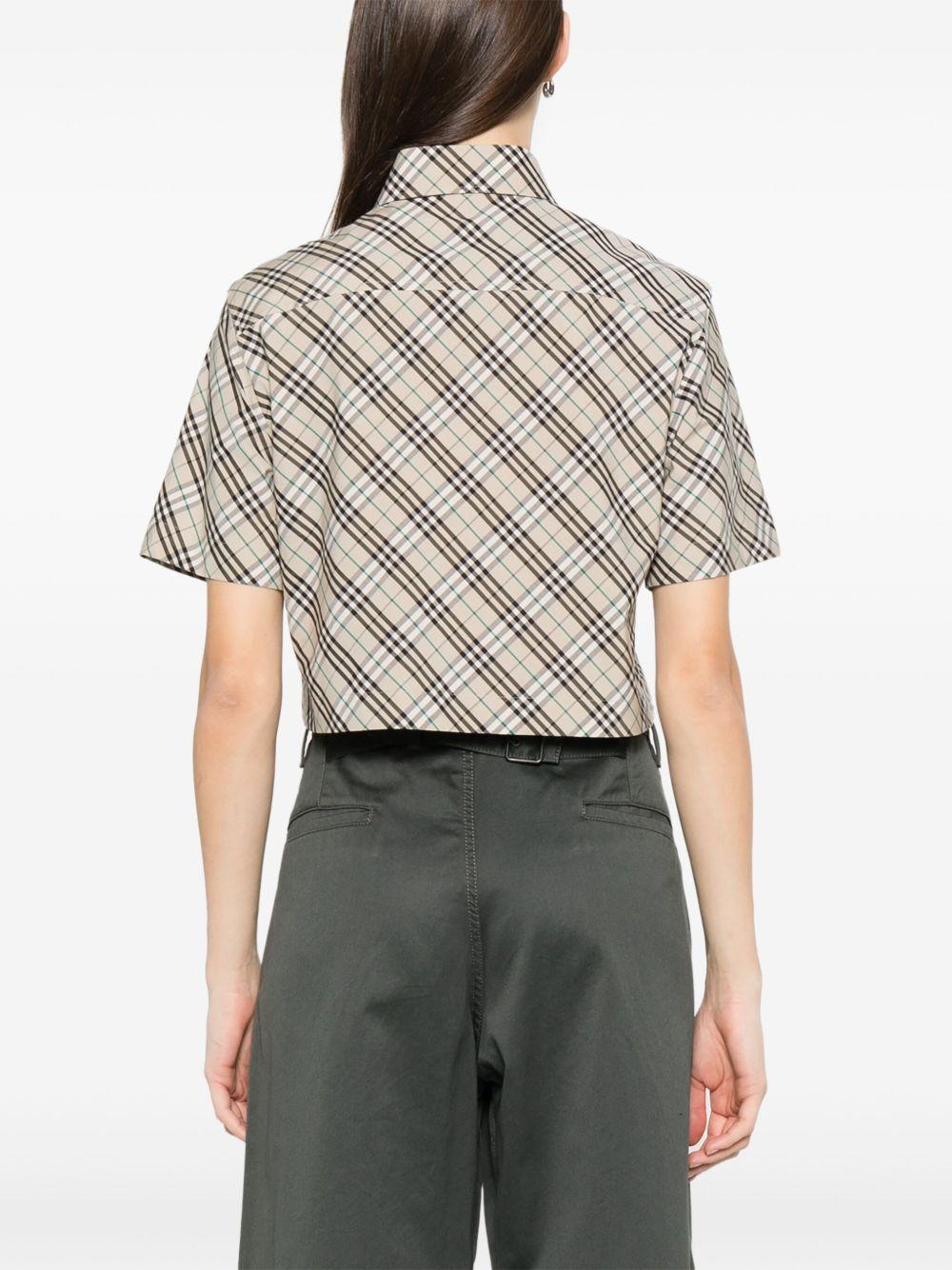 Checked shirt<BR/><BR/><BR/> 8101121 C1849 BURBERRY 