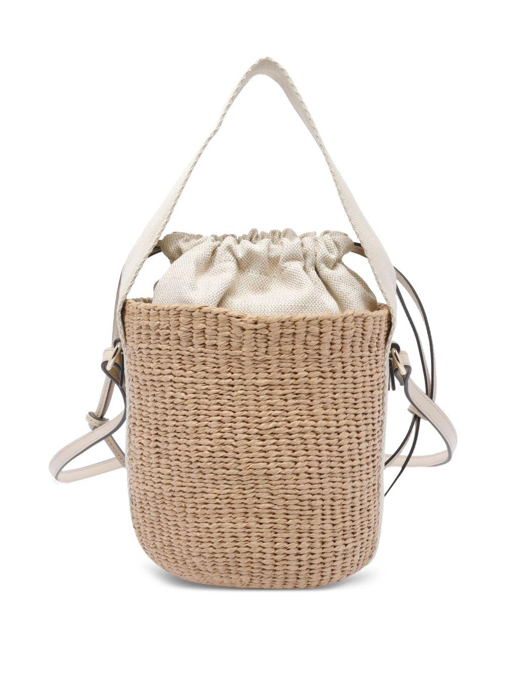 Small Horse Medal basket in natural fibres CHC25SS592O82 22J CHLOÉ 