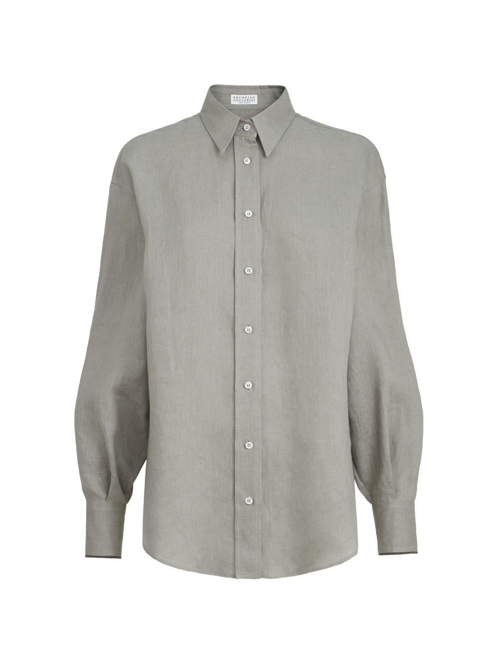 Monili linen shirt MA698MQ906 C1063 BRUNELLO CUCINELLI 