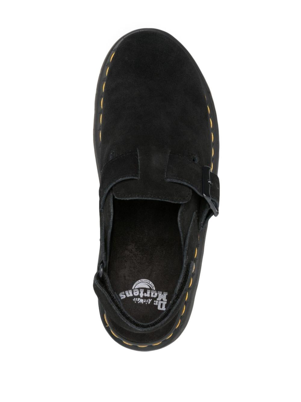 Jorge II suede sandals<BR/><BR/><BR/> 31563001 JORGE IIBLACK E.H. SUEDE DR. MARTENS 