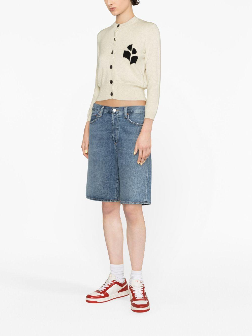 Newton cotton-blend cardigan<BR/><BR/><BR/> CA0040FA A1X05E02LY MARANT ÉTOILE 