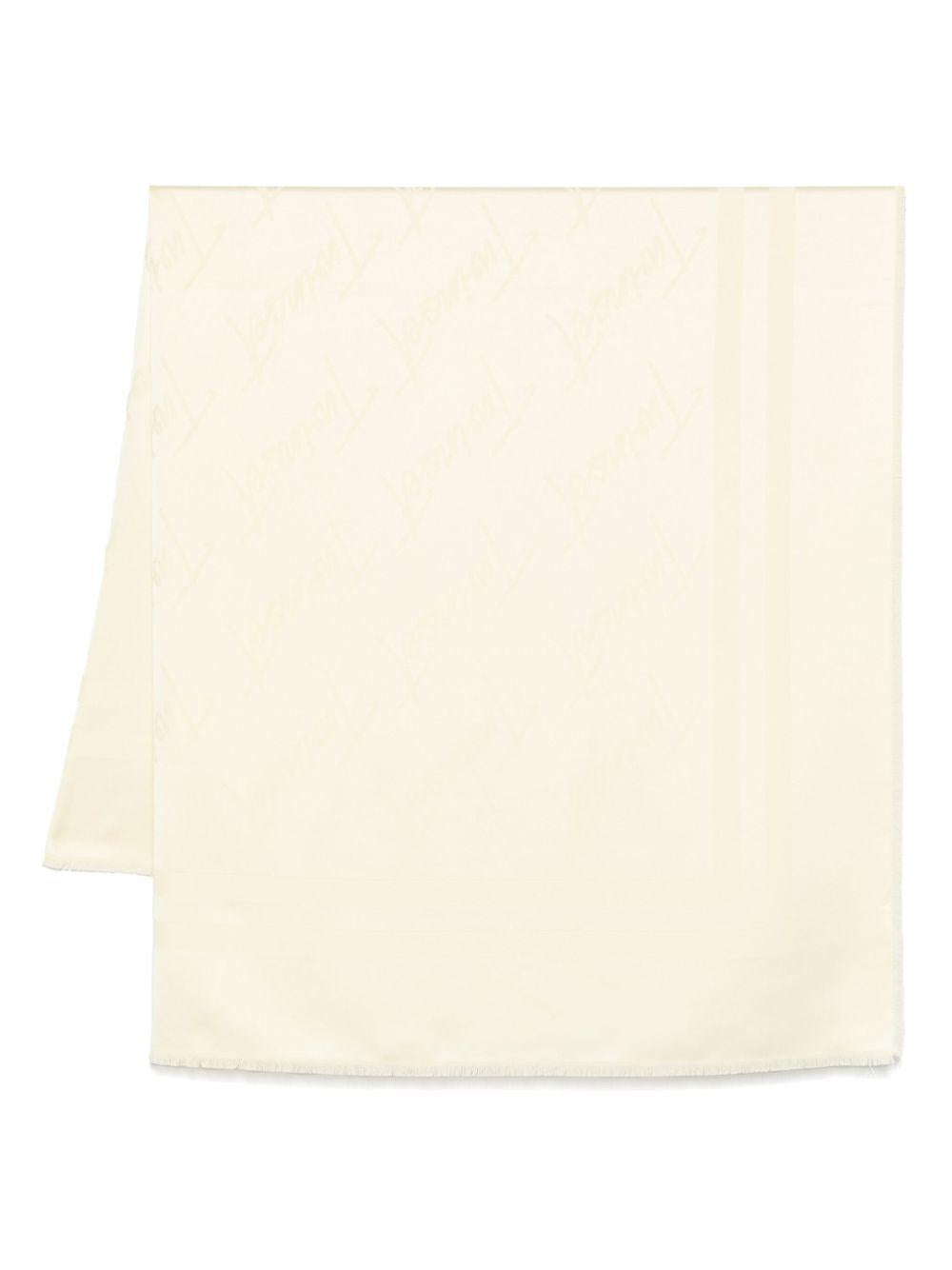 Logo-jacquard scarf<BR/><BR/> 251TA4220 12143 TWINSET 