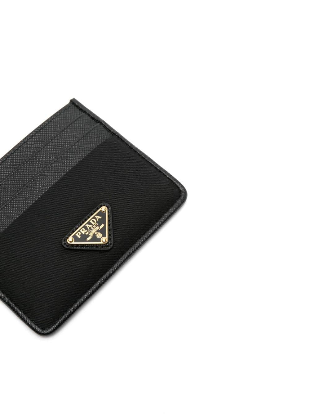 Triangle-logo card holder<BR/><BR/> 1MC025 2DMIF0002 PRADA 