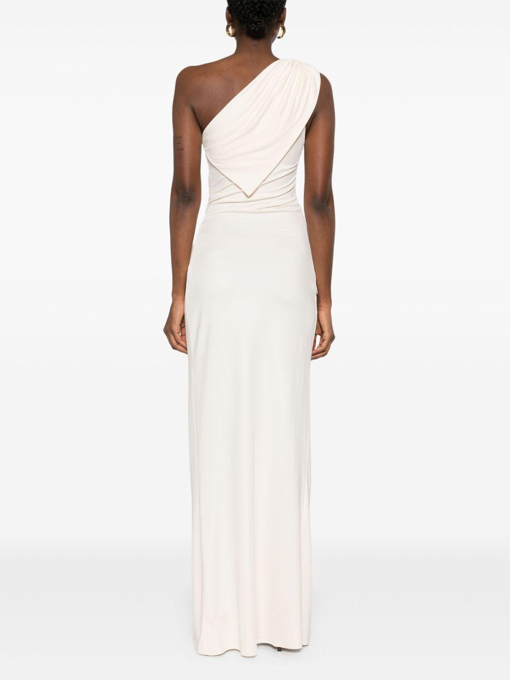 Red Carpet jersey asymmetric dress ABR0551E2 193 ELISABETTA FRANCHI 