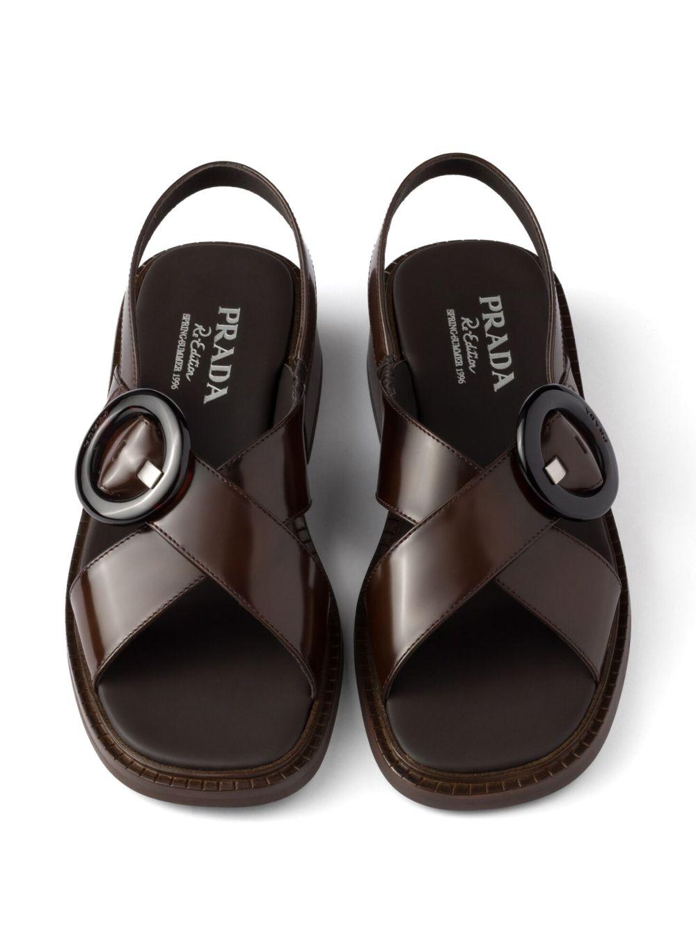 Slingback Sandals 1X962N P39F0038 PRADA 