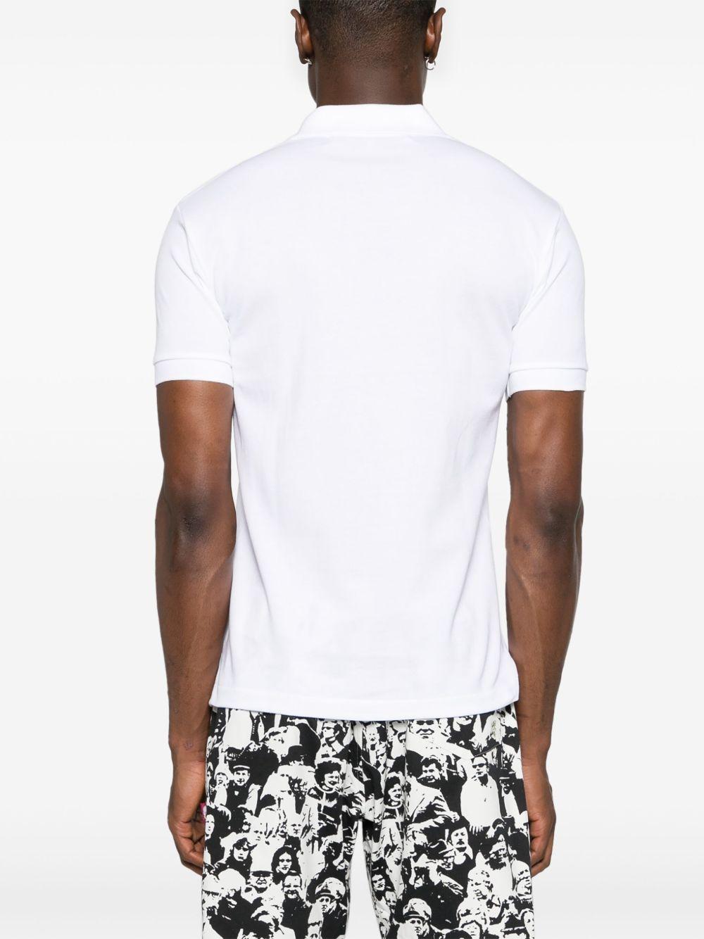 Logo Heart Polo T-shirt AX-T006-051 WHITE COMME DES GARÇONS PLAY 