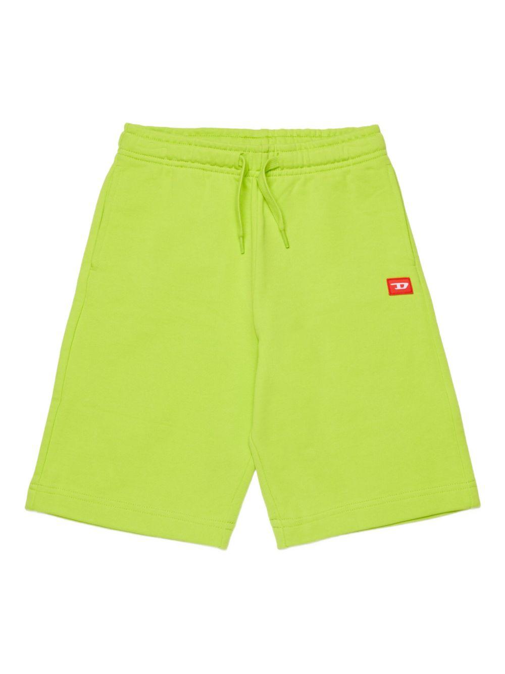 Sweat shorts with logo patch J02684 0GEADK589 DIESEL KIDS 