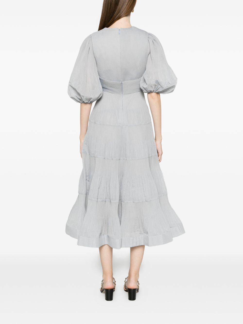 tiered midi dress 3905DS26R STLB ZIMMERMANN 