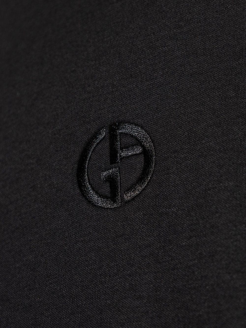 Cotton-interlock T-shirt with embroidered logo 3HSM72 SJTKZUC001 GIORGIO ARMANI 