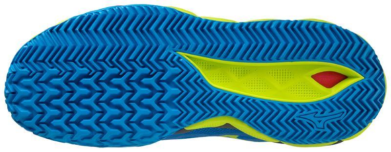 Wave enforce tour sneakers 61GB230627 PEACE BLUE/ACID LIME/IRON GATE MIZUNO 