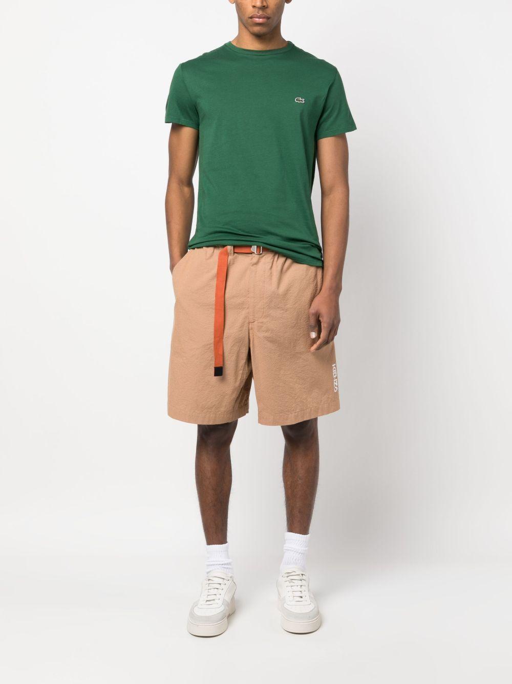 Logo-patch cotton T-shirt<BR/><BR/><BR/> TH6709 132 LACOSTE 