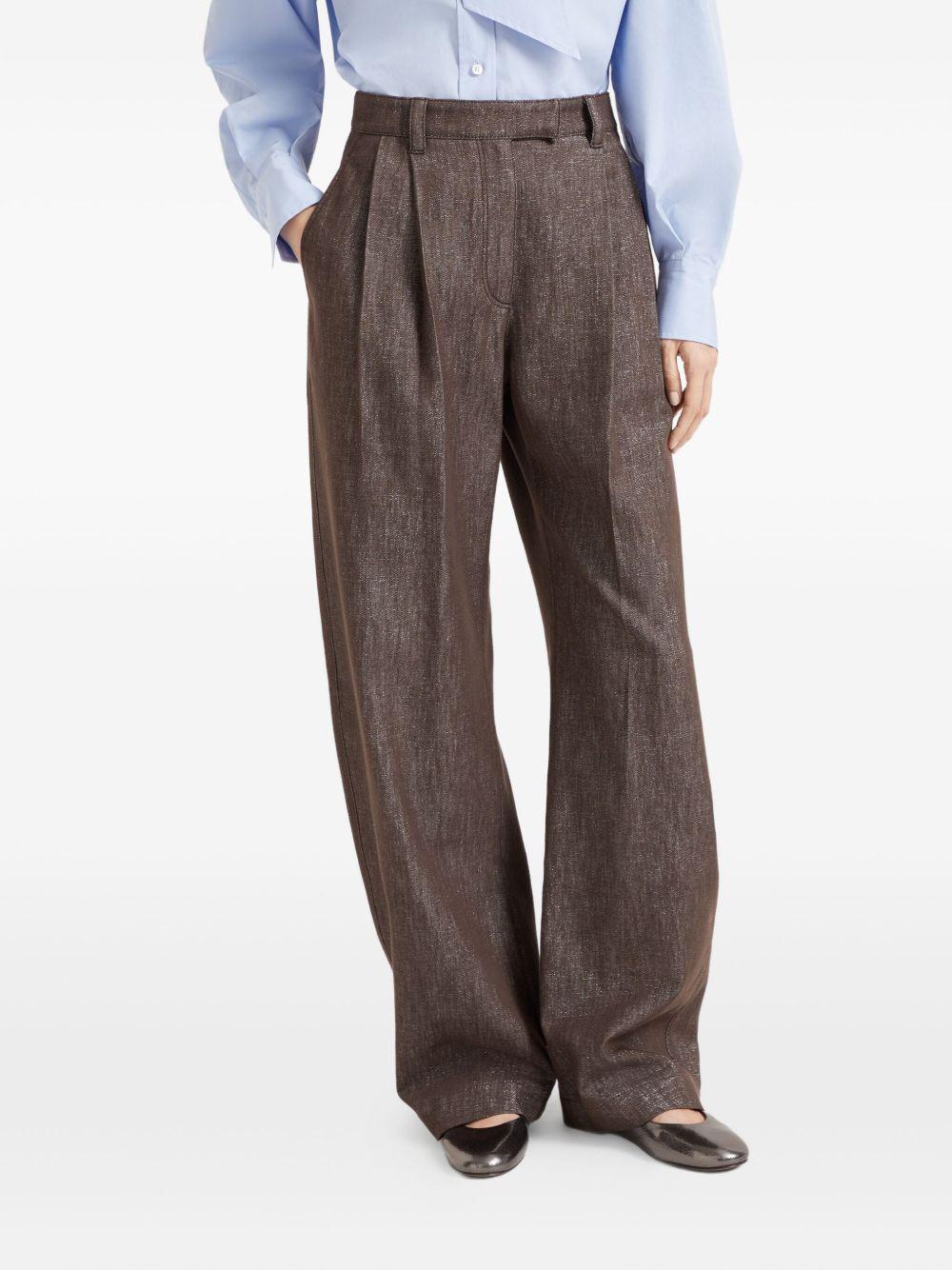 Denim trousers with lurex trim MB148P4022 C003 BRUNELLO CUCINELLI 