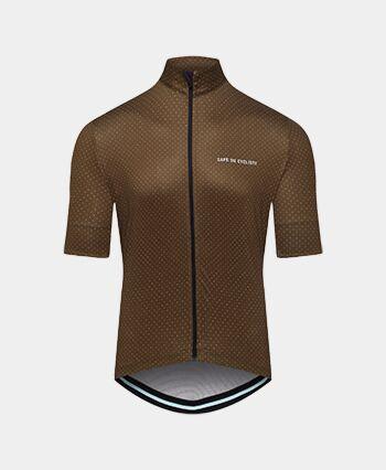 Lightweight Cycling Jersey FLEURETTE COCOA CAFÉ DU CYCLISTE 