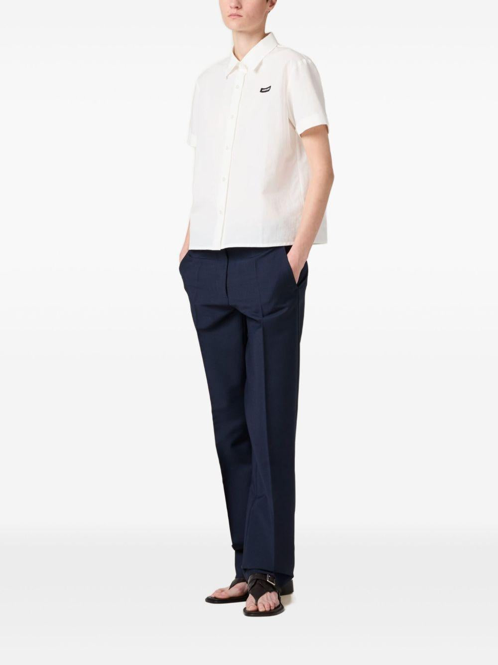 Poplin shirt<BR/><BR/><BR/> MK1933 163MF0009 MIU MIU 