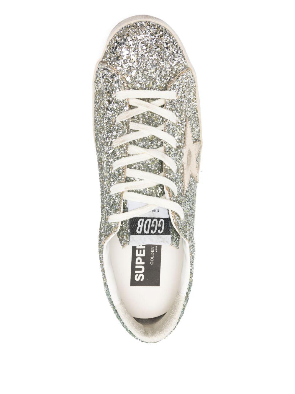 SUPER GLITTERED STAR GWF00101 F00805665224 GOLDEN GOOSE 
