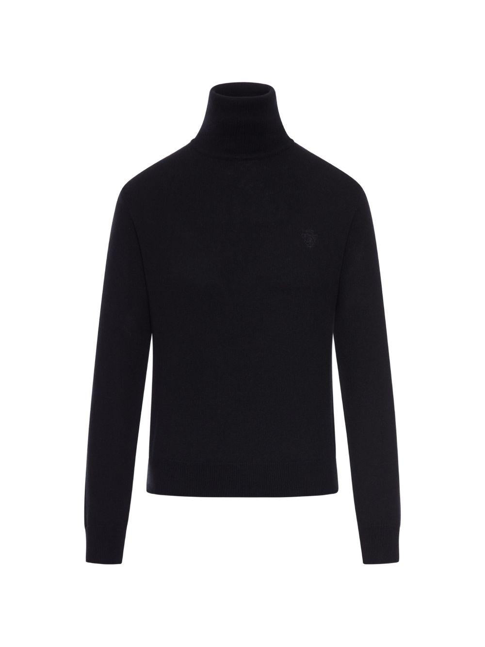 Knit wool turtleneck with embroidery 860442 XKFG71043 GUCCI 