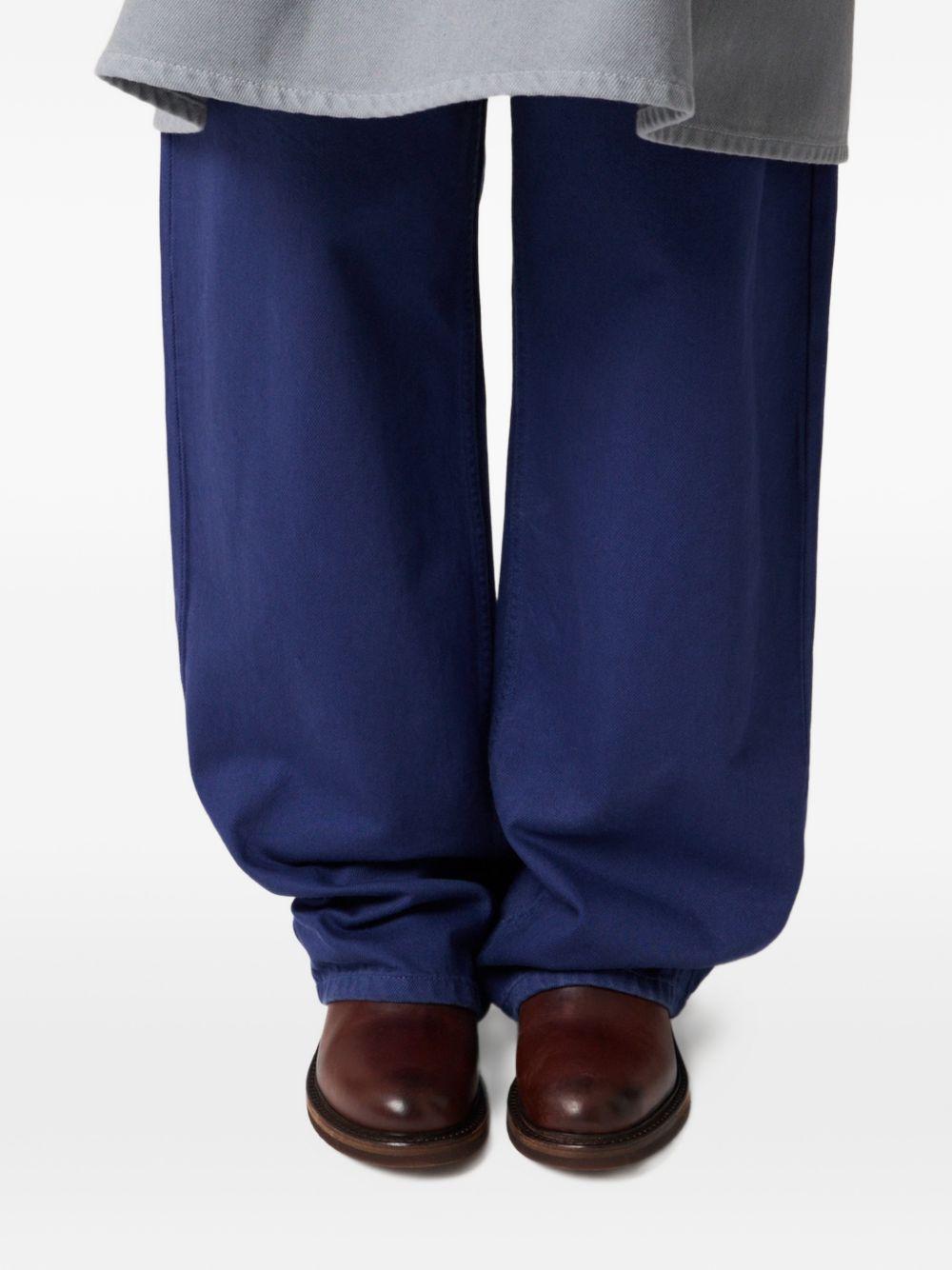Garment-dyed gabardine pants MP197019JY S OOOF0021 MIU MIU 