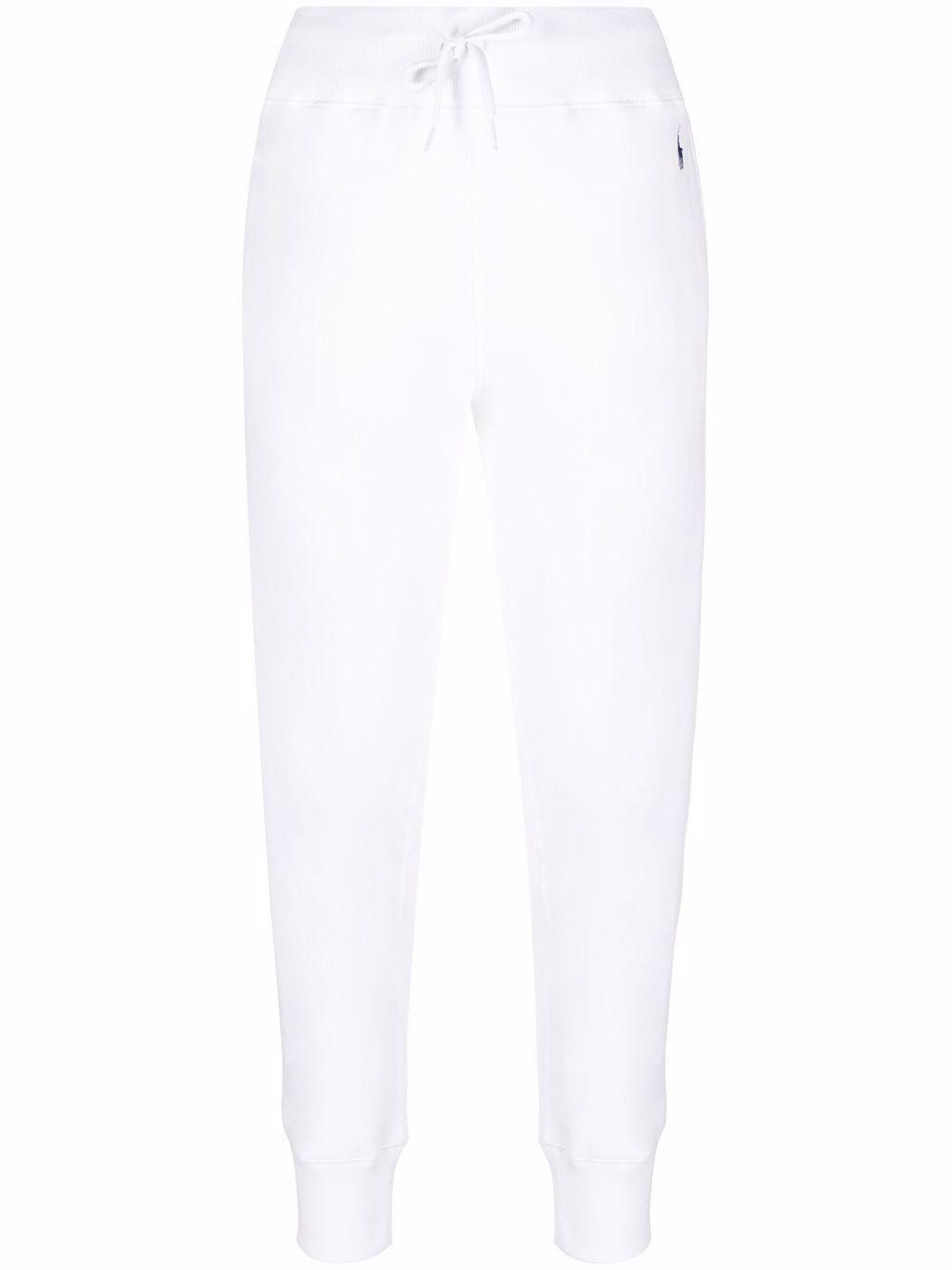 Elastic waist trousers 211794397002 WHITE POLO RALPH LAUREN 