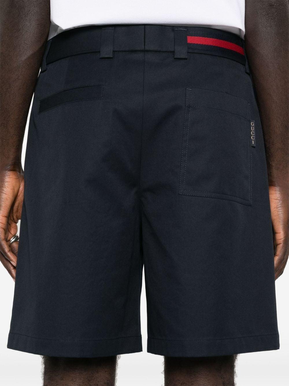 Web-stripe tailored shorts<BR/><BR/><BR/> 784043 ZAQH54440 GUCCI 