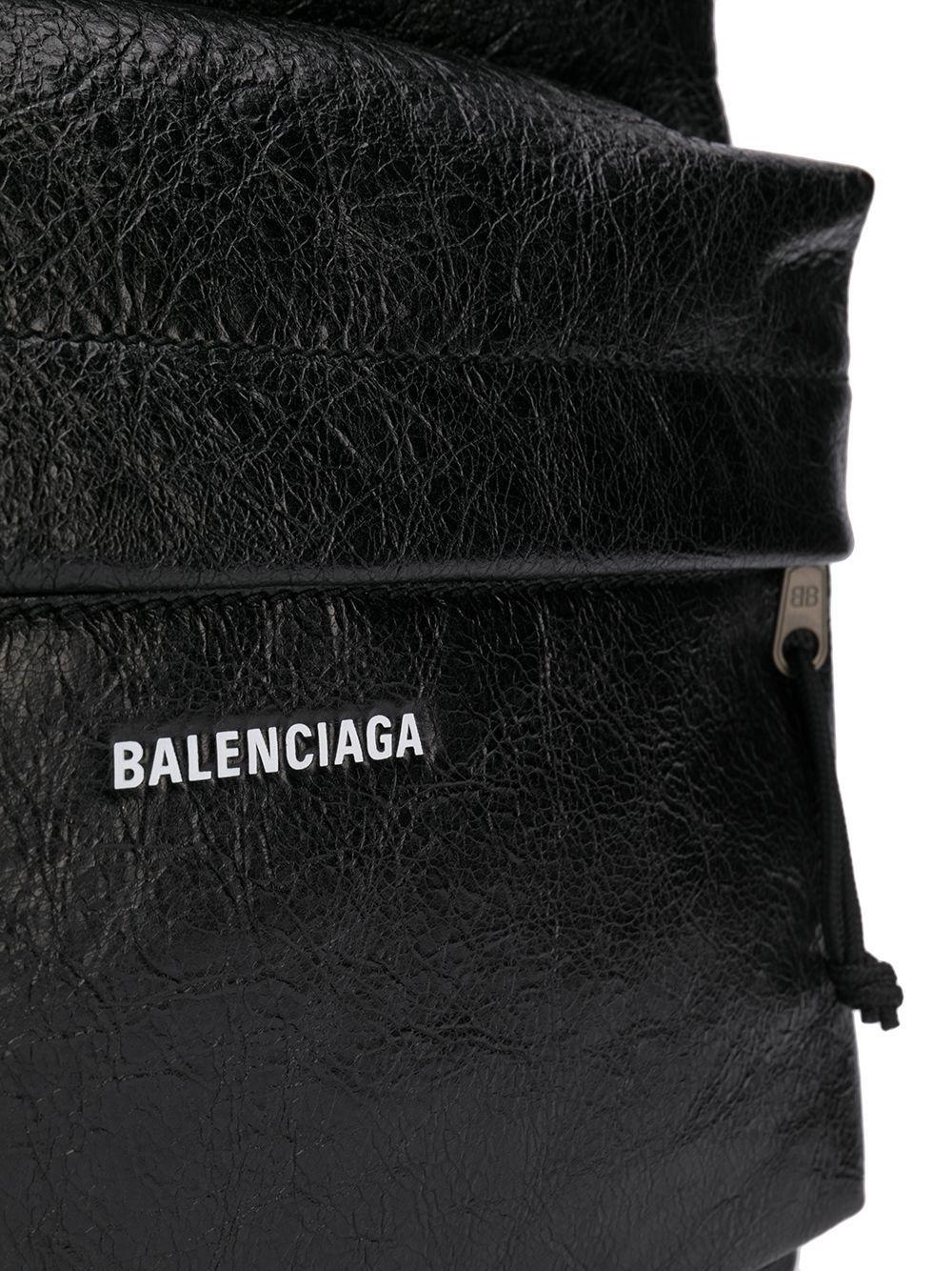 Explorer logo-appliqué backpack<BR/> 503221 1VG071000 BALENCIAGA 