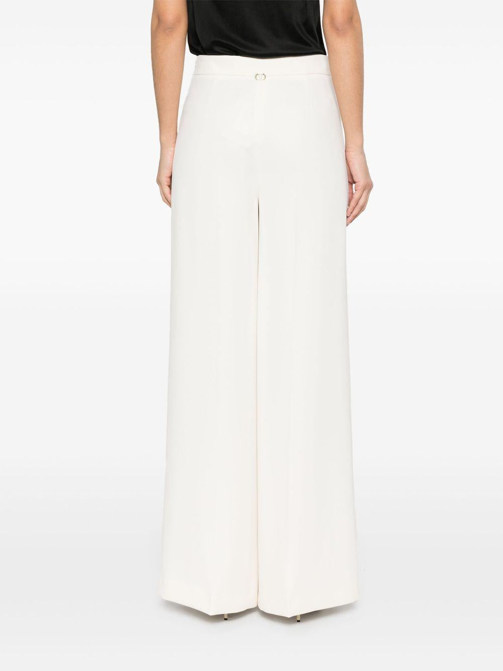 Fluid crêpe palazzo trousers 251TP2102 00059 TWINSET 