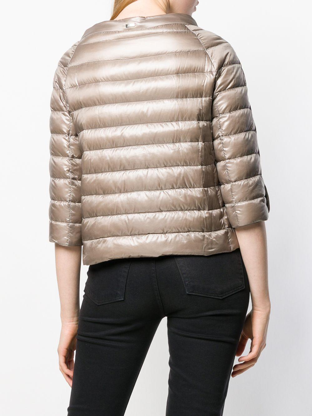 3/4 sleeve padded jacket<BR/><BR/> PI0613DIC 12017Z2600 HERNO 