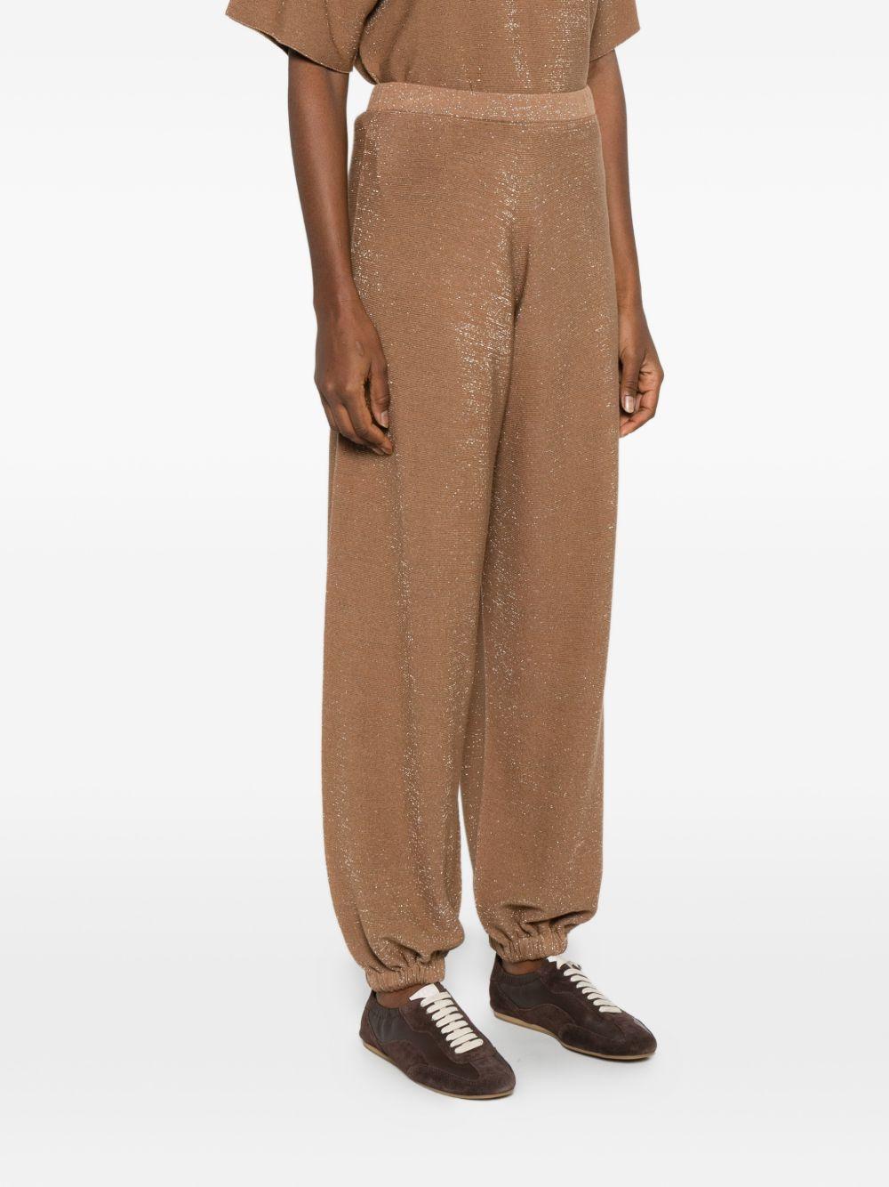 Jogger pants in wool, cotton, and lurex PAD266F328L766 1268 FABIANA FILIPPI 