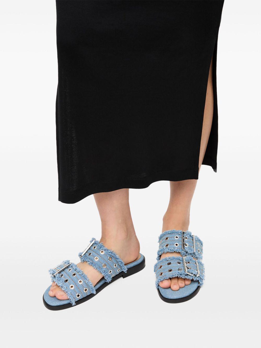 Feminine denim sandals S2969 928 GANNI 
