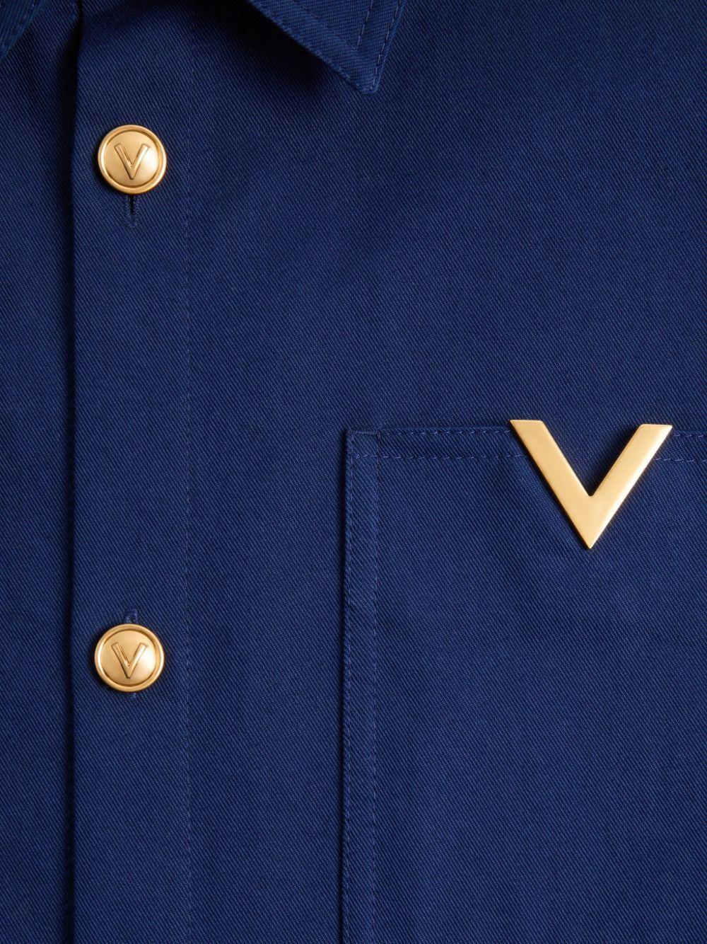 Cotton Gabardine Shirt Jacket 8V3CIO11ALS 788 VALENTINO GARAVANI 
