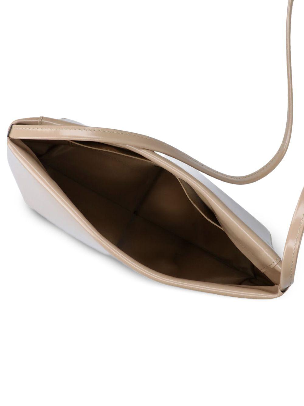 Loge leather shoulder bag LOGEBAG LATTESPAZZOLATO FANE 