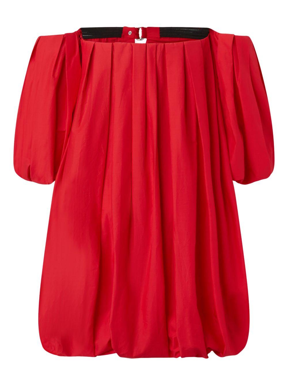 Off-shoulder mini dress<BR/><BR/> 105211 A2LDRA1 PINKO 