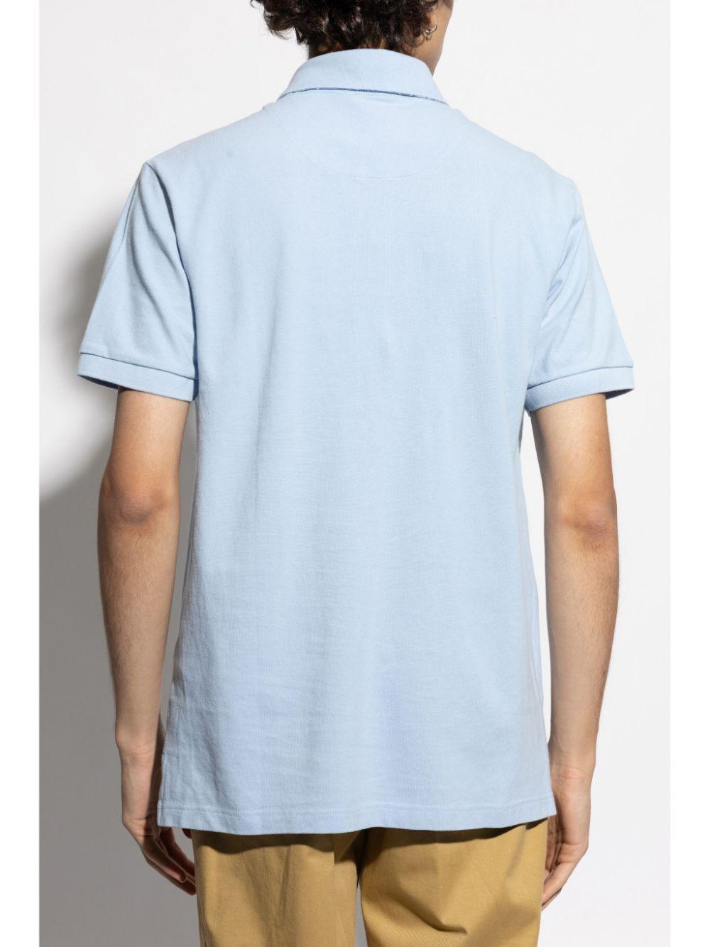 Pegaso-embroidered cotton polo shirt<BR/> MRMD0006 AJ264B0143 ETRO 