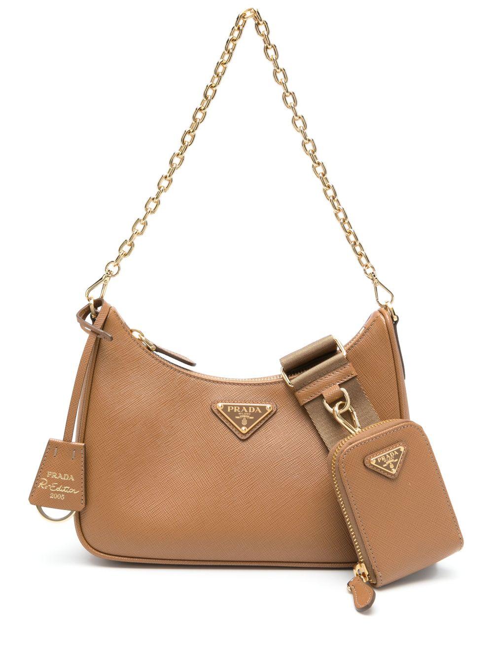 Re-Edition 2005 leather shoulder bag<BR/><BR/> 1BH204 NZVF03CW PRADA 