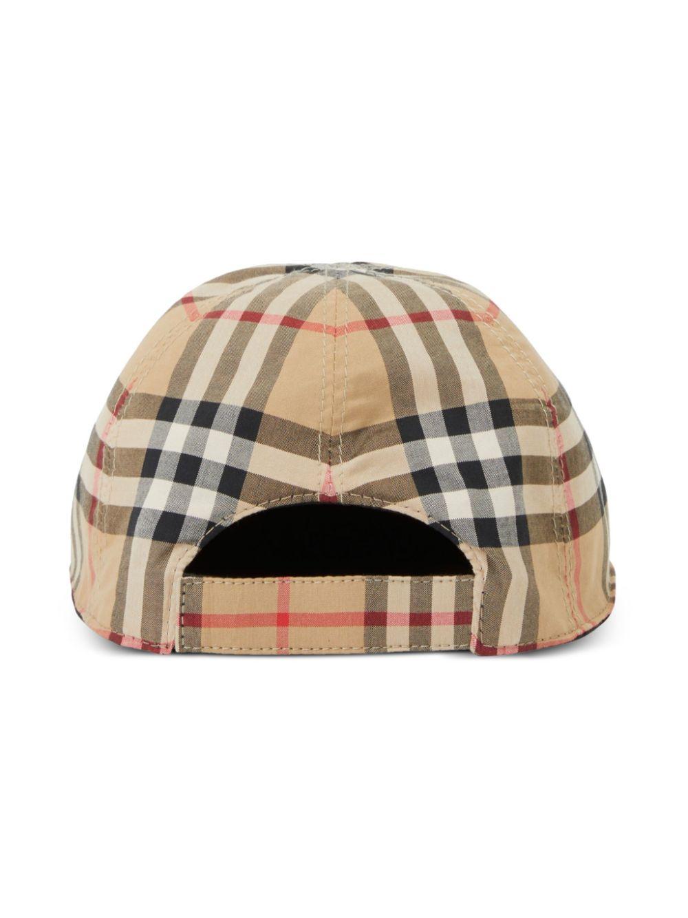 Vintage Check reversible cotton cap 8070036 A1189 BURBERRY KIDS 